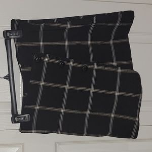 Urban Outfitters plaid mini skirt with buttons size large